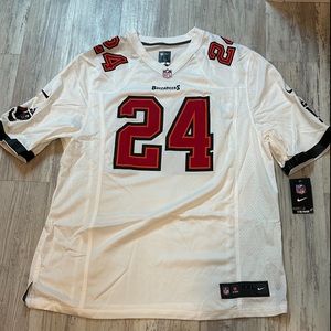 Nike NFL  On Field Tampa Bay Buccaneers Revis #24 White Jersey
